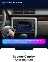 Junsun-Radio Multimedia con GPS para coche autorradio 2Din con voz IA Android para Audi A4 B9 B8 B7 B6 S4 RS4 SEAT Exeo, Carplay RDS DSP - details 7