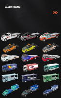 Modelo De Camión De Contenedores 1:64 De Aleación Miniatura Juguete Diecast Vehículo Metálico Con Retroceso Regalo Para Niños - details 0