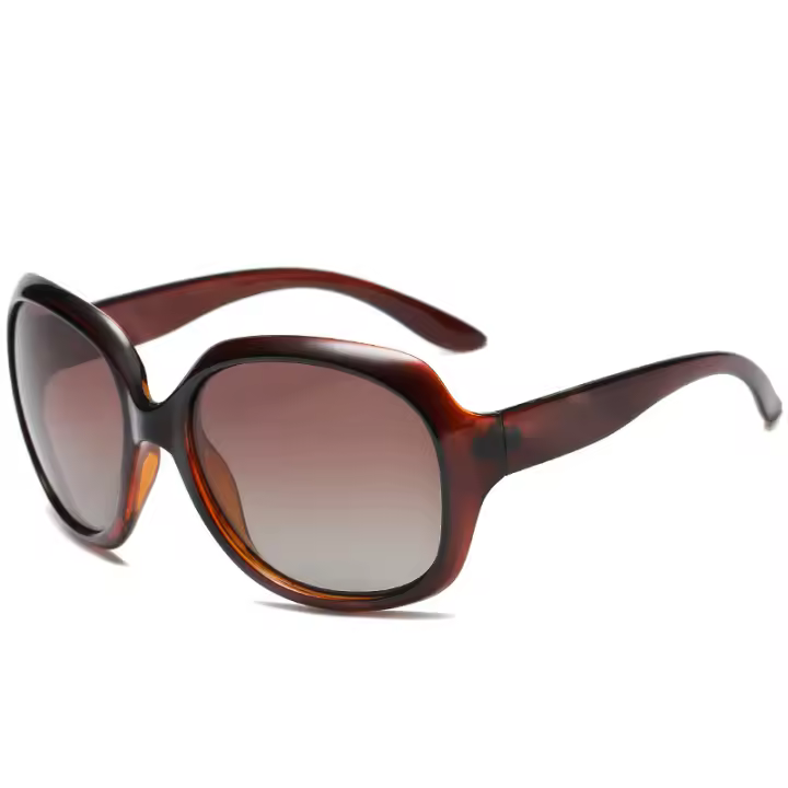 Mujer Grande Gafas De Sol moda polarizadas gafas UV400 Protección Para Conducción - 1