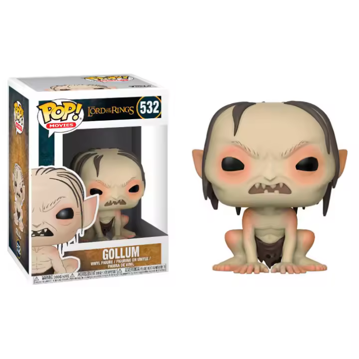 Figura Pop Lord Of The Rings Gollum-Figura de Vinilo Coleccionable - Idea de Regalo- Mercancia Oficial - Juguetes para Niños y Adultos - Movies Fans - Muñeco para Coleccionistas y Exposición - 1