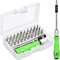 Juego De Destornilladores Combinados Multifuncionales 32 En 1 Portátil De Acero Cromo-Vanadio Magnético Para Mantenimiento Doméstico - details 4