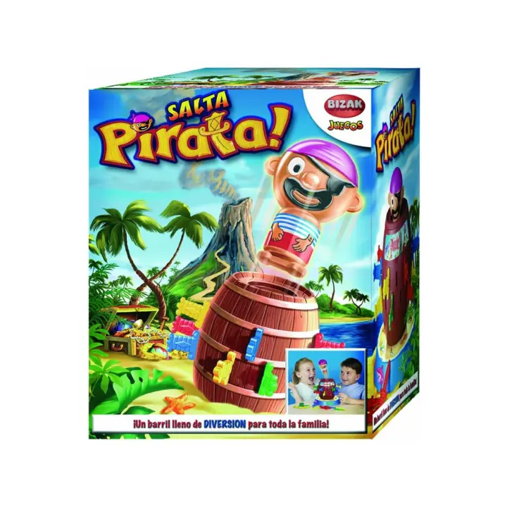 Bizak Tricky Salta Pirata - Juego de Acción con Piratas - 1