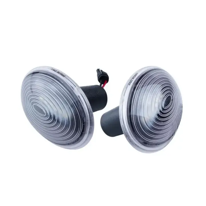 Luz Indicadora De Marca Lateral LED Para Mini Cooper R56 Clubman R55 R57 R59 Con Lente Clara Y Ambarina Pieza De Repuesto Para Automóvil - 1