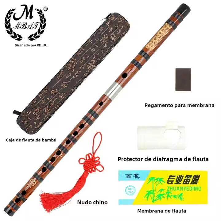 Flauta De Bambú ZD-03 Instrumento De Viento Tradicional Chino Dizi Clave C E F G Para Profesionales Y Principiantes - 1