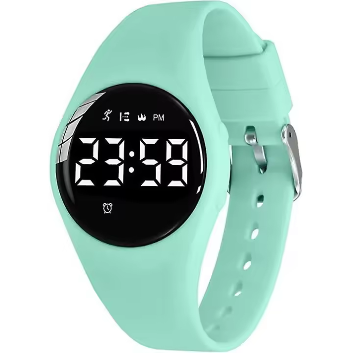 Reloj Green Claro para niños, Reloj digital para adolescentes with Alarma/Reloj/Agua resistant to, Gift para niños y niñas de 5 A 15 años - 1