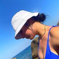 Gorro De Buque Para Hombres Y Mujeres Protección UV Sombrero De Verano Antirreflectante Plegable Portátil Estilo Panama - details 6