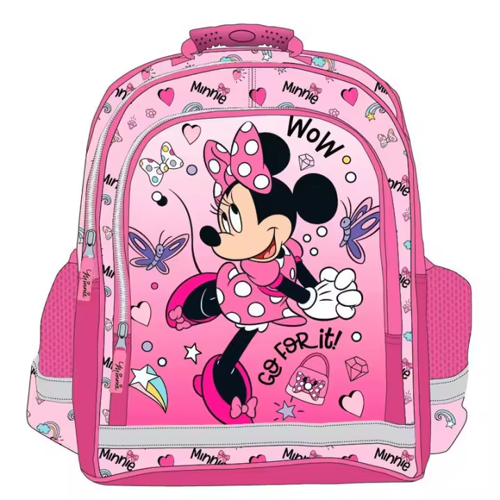 Mochila Minnie Disney 41cm. Mochila ergonómica con amplio espacio. Diseño resistente y versátil para llevar tus pertenencias con estilo. - 1