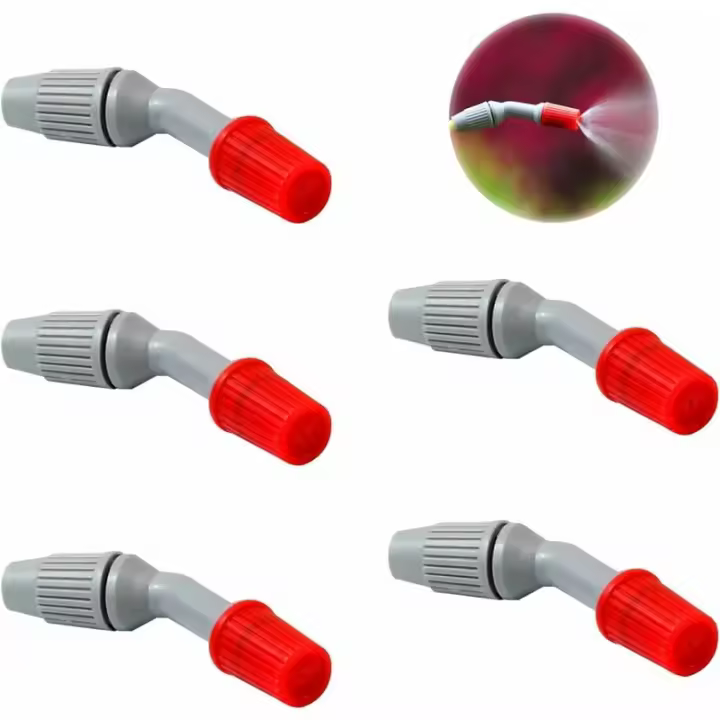 Paquete de 5 boquillas pulverizadoras, accesorios de pulverización para riego de jardín, piezas de repuesto para pulverizador, para A - 1