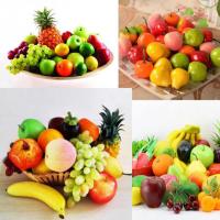 12PCS Frutas Y Verduras Artificiales Realistas Decoración Para Casa Y Cocina Modelo De Alimentos Jardín De Cocina Adorno - details 0