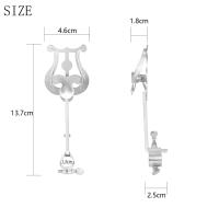 Soporte De Música Portátil Para Clarinete Trompeta Flauta Saxofón Y Otros Instrumentos De Viento Accesorio Para Principiantes Color Plata Material Metálico - details 41