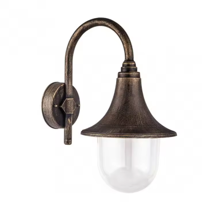 FABRILAMP Farol Aplique Exterior Hinojo Oro Viejo Policarbonato 40,8x21,7x32,6 Cm - 1