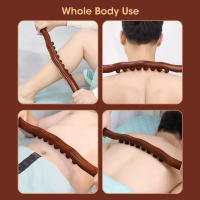 Masajeador De Madera De Abeto Universal Para Masaje Espalda Y Tratamiento De Puntos Terapéuticos Herramienta De Relajación Guasha Massajeador Abdominal - details 12