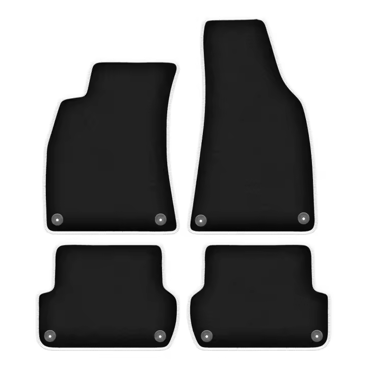 Alfombrillas CARLUX-SILVER para Audi A4 B7 sedán, familiar, avant (2001-2004) - 1