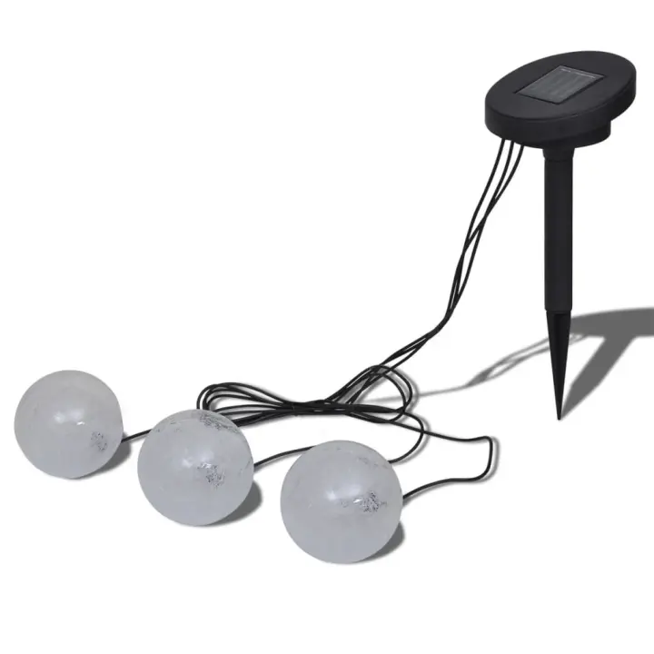 vidaXL Lámparas Solares LED Flotantes para Piscina o Fuente Forma de Bola Cantidad 3 unidades, 6 unidades - 1