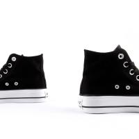 ANDY-Z  AZ1002  Negro Zapatillas de lona alta para  mujer.  plataforma suela - details 4