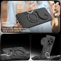 Funda De Teléfono Con Soporte Magnético De 360 Grados Para Redmi 14C Con Protección De Cámara Y Anillo Resistente a Arañazos Y Huellas - details 8