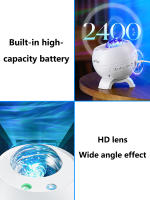 Proyector De Estrellas Aurora Lámpara Nocturna Pequeña Con Ambiente Galaxia Luz De Invierno Recargable USB Altavoz De Cielo Estrellado - details 6