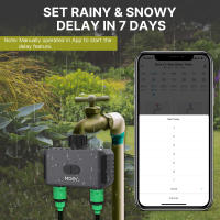 Controlador De Válvula De Riego Inteligente MOES Tuya Bluetooth 2-Enchufe Timer Programable Con App Remote Para Lavadora Y Filtro - details 2
