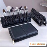 Bolso Organizador De Maquillaje Para Mujer Profesional Plegable Impermeable Con 29/14 Agujeros Estuche Portátil Para Cosméticos Y Cepillos De Maquillaje - details 14