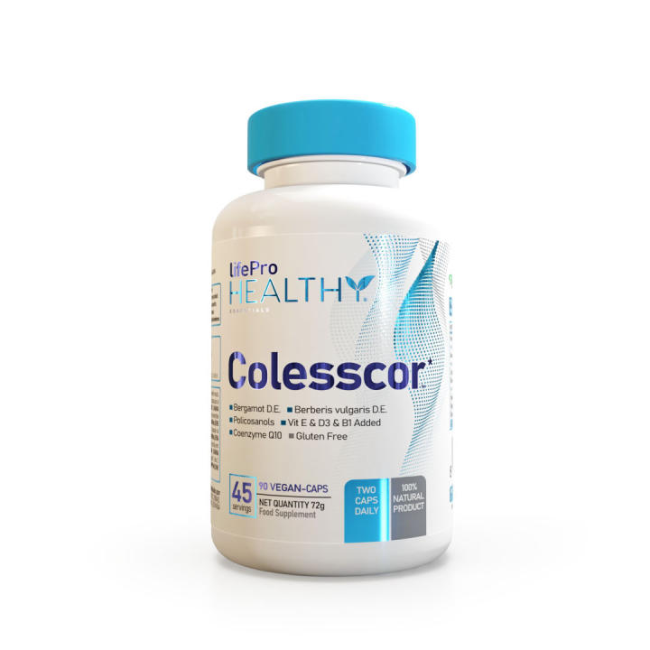 LIFE PRO NUTRITION COLESSCOR 90 VEGANCAPS - Cuidado Metabólico - Controla tu Colesterol y los Triglicéridos