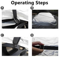 2Pcs Correa De Cubierta Para Coche Resistente Al Viento De Nylon Ajustable Protector De Vehículo Seguro Y Fuerte Contra Vientos Pesados - details 4