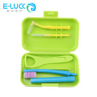 Kit De Cuidado Dental Portátil Para Viajes Limpieza Oral Con Cepillo Desmontable Interdental Y Afeitadora De Lengua Estuche De Almacenamiento - details 8