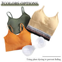 Sujetador Deportivo Para Mujer Sin Espalda Con Almohadillas Internas Y Tirantes Ajustables Para Gimnasio Yoga Vestido Deportivo Sin Costuras - details 5