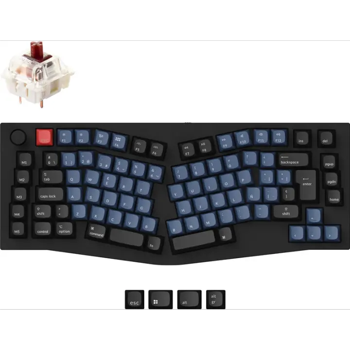 Keychron Q10 Iso-Es Rgb Gateron Mecánico G Pro Marrón - 1