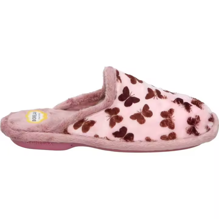 COSDAM | Zapatillas de Casa Destalonadas Cosdam para Mujer – Zapatillas de Casa Rosas con Diseño de Mariposas – Zapatilla sin cierres – Biorelax – Cómodas y Ligeras – Confort – Modelo 4514 - 1