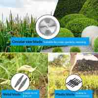 21V 380W Electric Grass Trimmer Handheld For Makita 21V Battery 7800RPM Cordless Garden Grass Trimmer Length Adjustable with 2 Battery - details 4