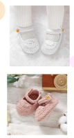 Zapatos Para Bebé Recién Nacidos Niña 0-1Año Moda Color Sólido Punto De Tejido Antideslizante Suave Primera Pasos Invierno Pre-walker - details 10