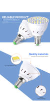 Bombilla LED 220V Spot Luz De Techo E27 E14 GU10 B22 Bombillas Para Sala De Estar Y Dormitorio Luz Eficiente En Energías Con Chip Epistar Certificación CE ROHS GS - details 1