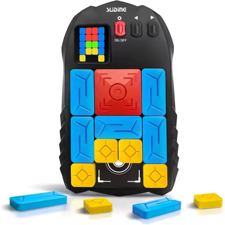 Super Slide Puzzles, with más de 500 niveles de juego electrónico portátil, Cerebro estimulante, apendizaje y educación, Juegos de viaje para niños y adultos - 1