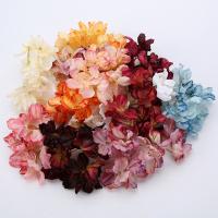 5PCs 3 Hermosas Hojas De Algodón Artificial Hydrangea Para Decoración De Boda Y Jardín Accesorios Para Arreglo Floral Silken - details 3