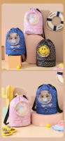 Bolsa De Baño De Natación Cartoon Gran Capacidad Para Fitness Bolsa De Lavado Separación Seco-Húmedo Almacenamiento De Ducha Portátil Para Niños - details 12