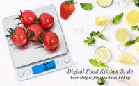 Báscula De Cocina Digital 3000g Precisión 0.1g Mini Con Pantalla LCD Para Cocina Hornear Joyería Material Acero Inoxidable - details 4