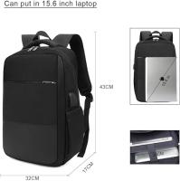 Mochipa Unisex Impermeable para Ordenador Portátil de hasta 15,6 Pulgadas, conector para Auriculares y Bolso Antirobo - details 3