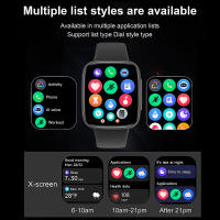 Ostark Reloj Inteligente 1.85" AMOLED 390×450 | Llamadas Bluetooth, Corona Giratoria, 100 Modos Deportivos, Monitoreo de Ritmo Cardíaco 24 h, Presión, SpO₂ y Sueño, Esferas Personalizables, Gadgets Prácticos, Batería 350 mAh y Resistencia 3ATM - details 1