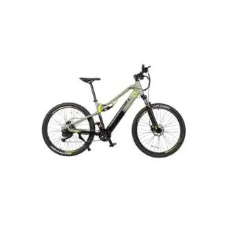 Cecotec 7219. Bicicleta Eléctrica Mountain Millor de Montaña 27,5" - 90Km Autonomía - Doble Suspensión - Cambio Shimano 18 Velocidades - Doble Freno Disco Hidráulico - 1