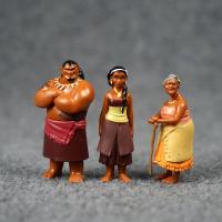 Figura De Acción Moana Maui Chief Tala Juguete Coleccionable PVC Decoración De Escritorio Regalo Para Niños Escala 1/12 - details 3