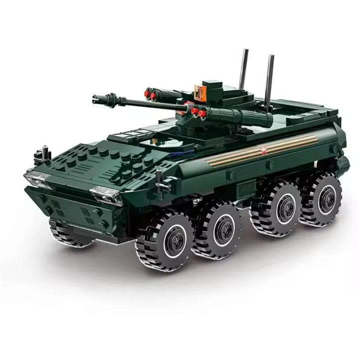 Bloques De Construcción Militar WW2 Soldados Infantería Vehículos Modelos Juguetes Para Niños Material ABS Tamaño Pequeño Compatible Con Lego - 1