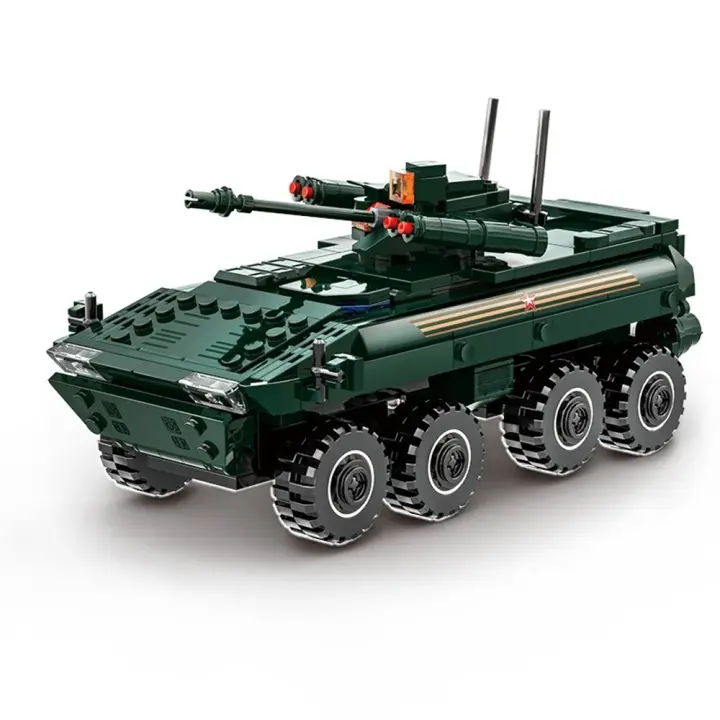 Bloques De Construcción Militar WW2 Soldados Infantería Vehículos Modelos Juguetes Para Niños Material ABS Tamaño Pequeño Compatible Con Lego - 1