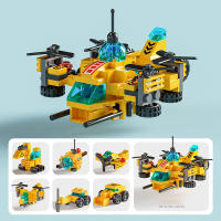 Bloques De Construcción Clásicos Combinables Policia Ambulancia Militar Tanques Avión Set De Bolsa 6 Formas Juguete De Bloques De Plástico Para Niños - details 11
