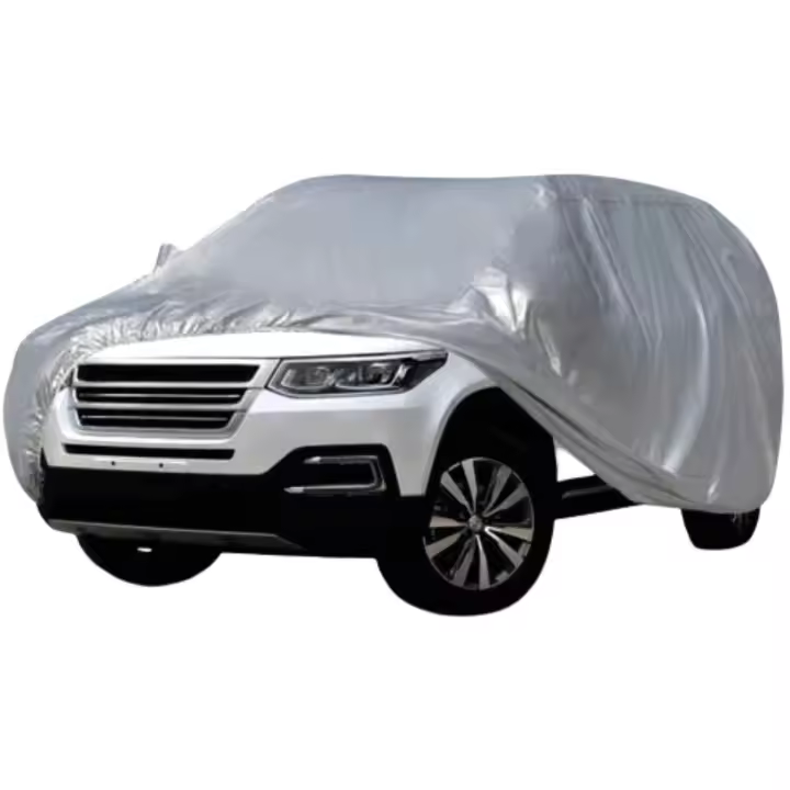 AUTOZOCO Funda para Coche Impermeable a Prueba de Polvo Anti-UV, Funda Coche Ligera, Funda Auto para Interiores con Uso polivalente, 430 cm Largo x 160 cm Ancho x 120 cm Alto, Gris, Talla M - 1
