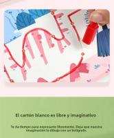 Libro Ocupado Para Bebés Montessori Primer Libro Quieto Juego De Aprendizaje Temprano Para Niños Y Niñas Diseño De Dibujos Animados Reutilizable - details 9