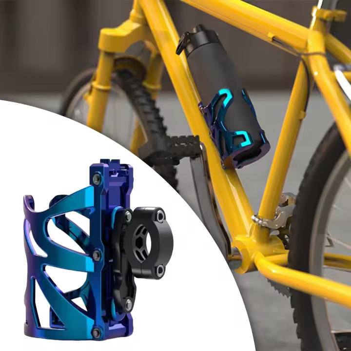 Soporte Universal Para Bebida Y Botella De Motocicleta Para Guardabarros Y Bars De Choque Material Plástico Accesorio Para Manillar 18-32mm - 1