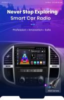 Junsun AI Voice Car Radio Stereo For Mercedes Benz Vito 3 2014 2015 2016 2017 2018 2019 2020 Car Auto Radio Built-In Wireless Carplay For Apple & Android Auto Automotive Multimedia Touch Screen 360 camera Car Intelligent Systems With GPS Navigation - details 0