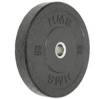 SET DE DISCOS BUMPER ALTA RESISTENCIA HMS PRO EN NEGRO, 100, 200 KG - details 2