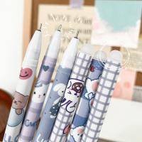 12PCS Bolígrafos De Punto Erasables 0.5mm Tinta Azul Diversión Estudiantes Oficina Suministros Escribir Astronauta Oso Uva - details 12