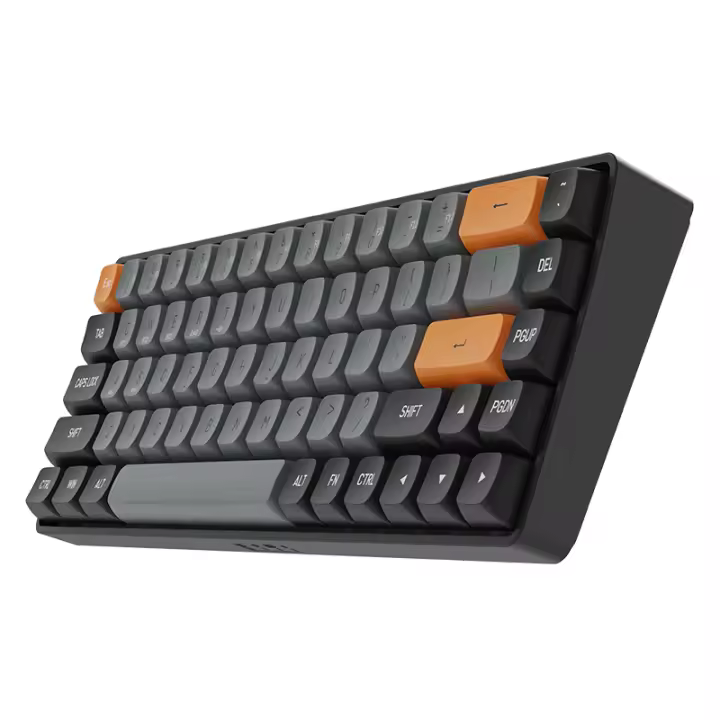 Teclado Mecánico Darkflash GD68 68 Teclas Bluetooth USB Tipo-C Y 2.4 Sin Cables Switch Rojo Para PC Laptop Teléfono - 1